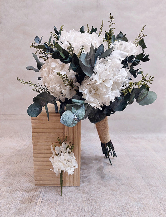 RAMO DE NOVIA PRESERVADO ISLA BLANCA