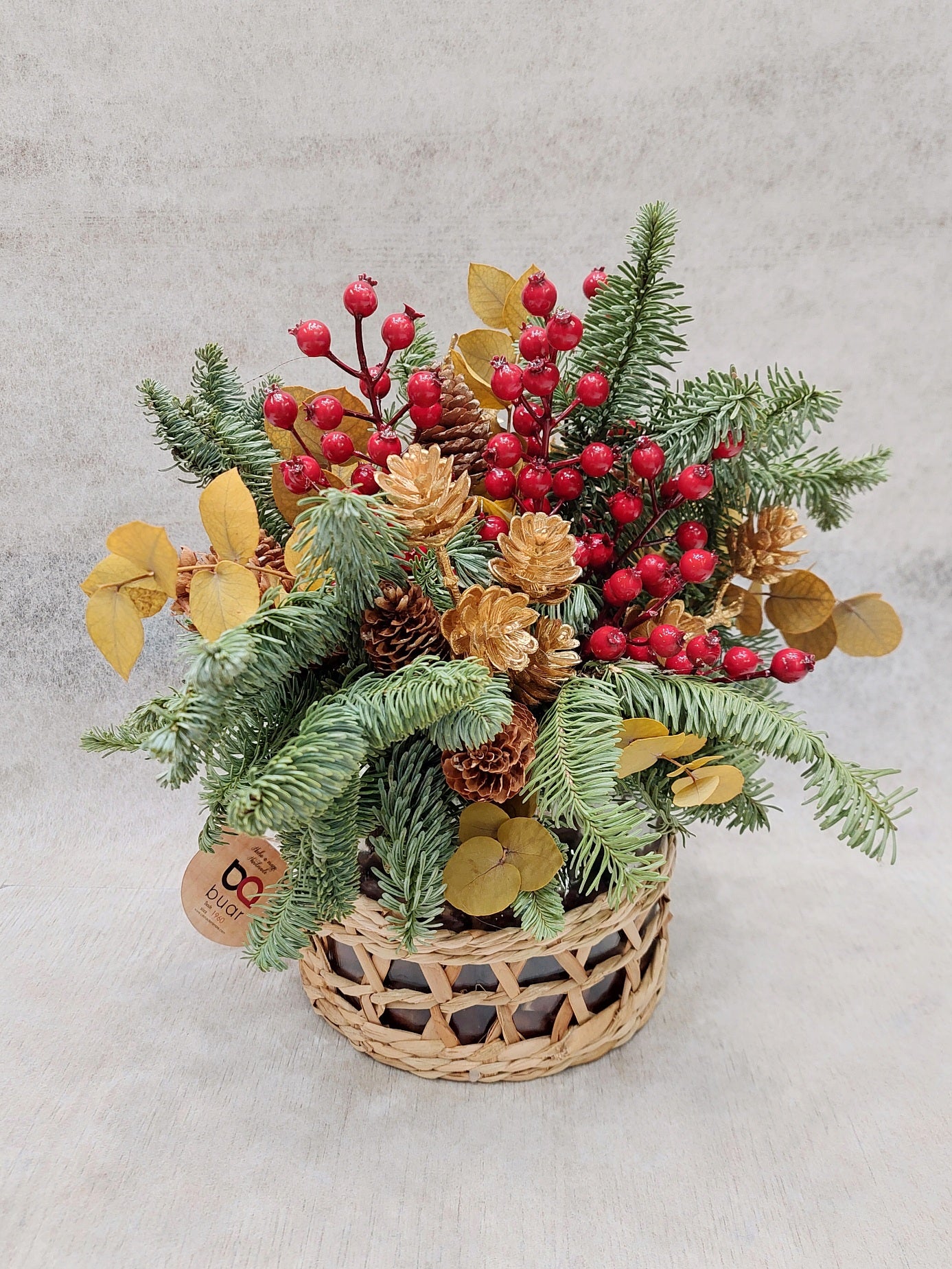 RAMO ESPUMILLÓN CON JARRÓN