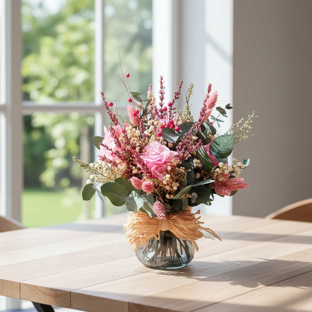 RAMO PRESERVADO QUIMERA CON JARRÓN