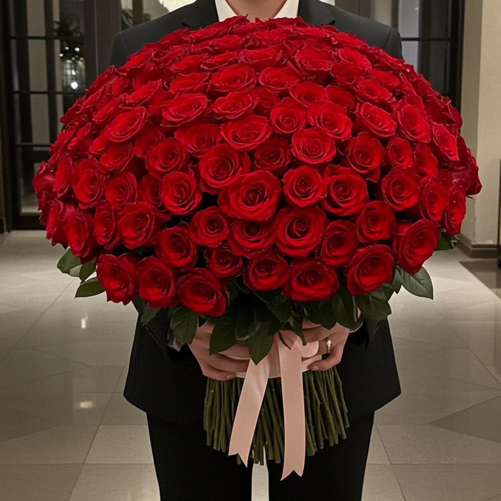 101 ROSAS ROJAS XXL GIGANTE