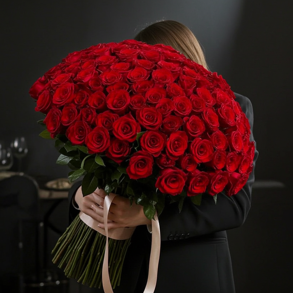 101 ROSAS ROJAS XXL GIGANTE