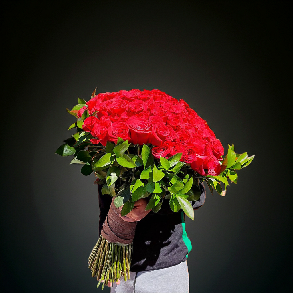 101 ROSAS ROJAS XXL GIGANTE