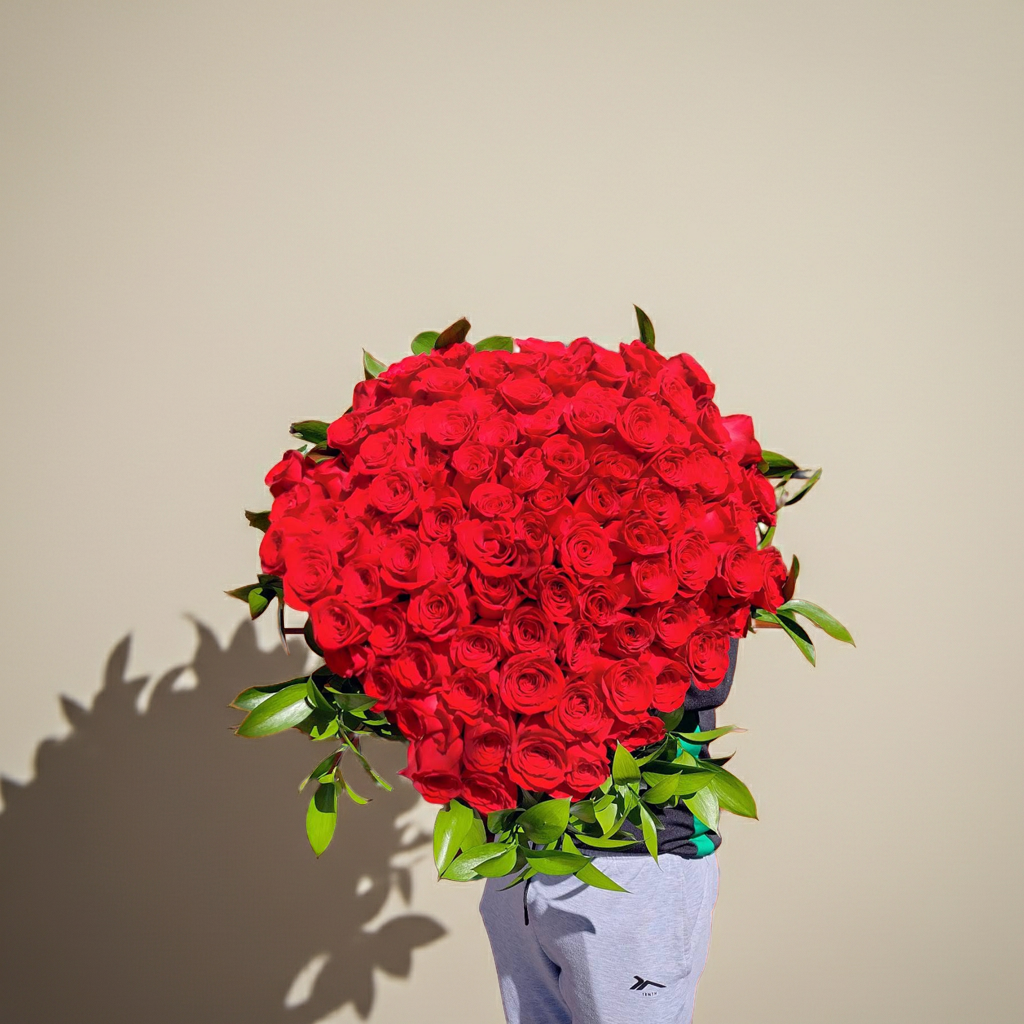 101 ROSAS ROJAS XXL GIGANTE