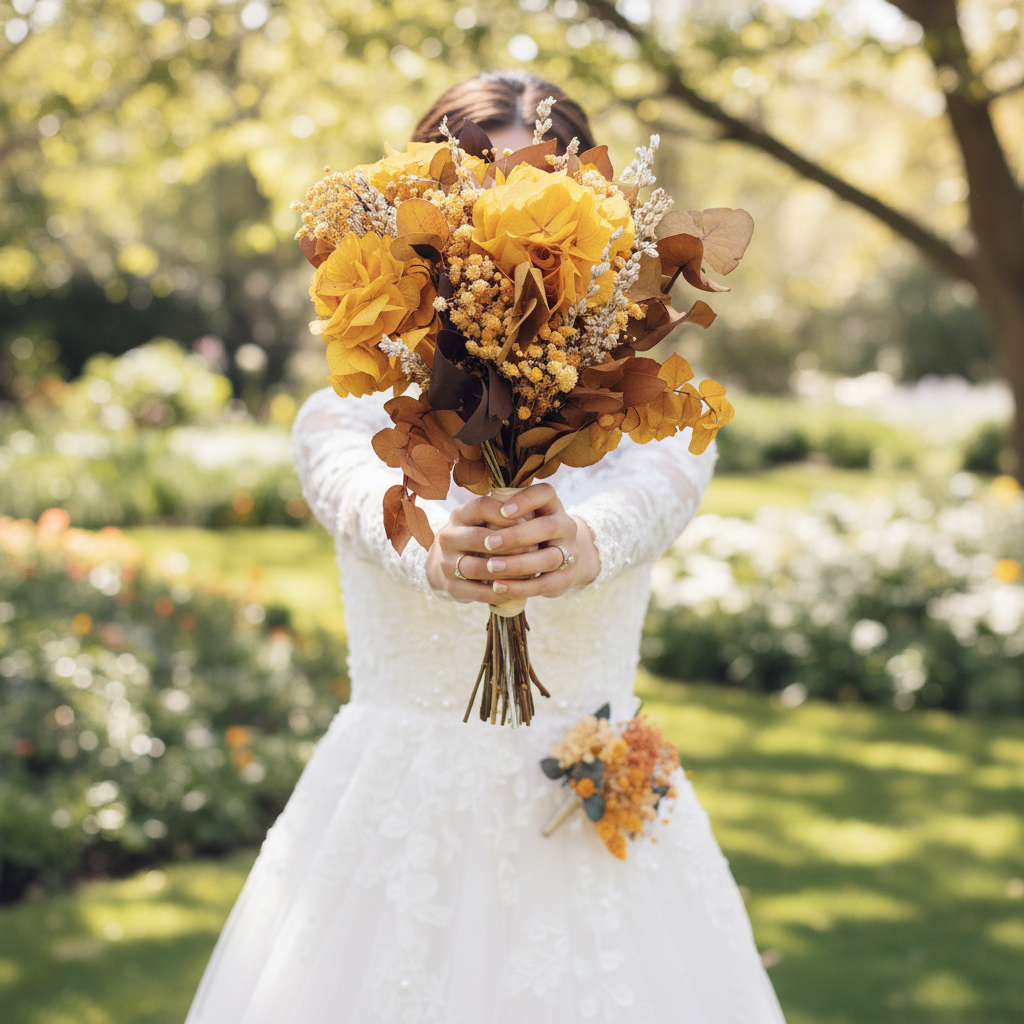 RAMO DE NOVIA PRESERVADO MAURI