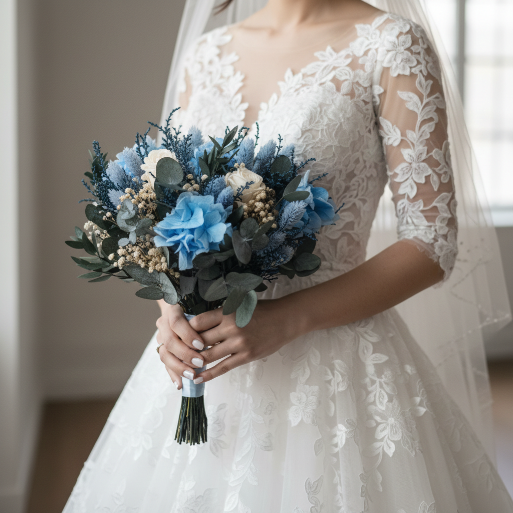 RAMO DE NOVIA PRESERVADO CERDEÑA