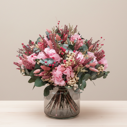 RAMO PRESERVADO QUIMERA CON JARRÓN