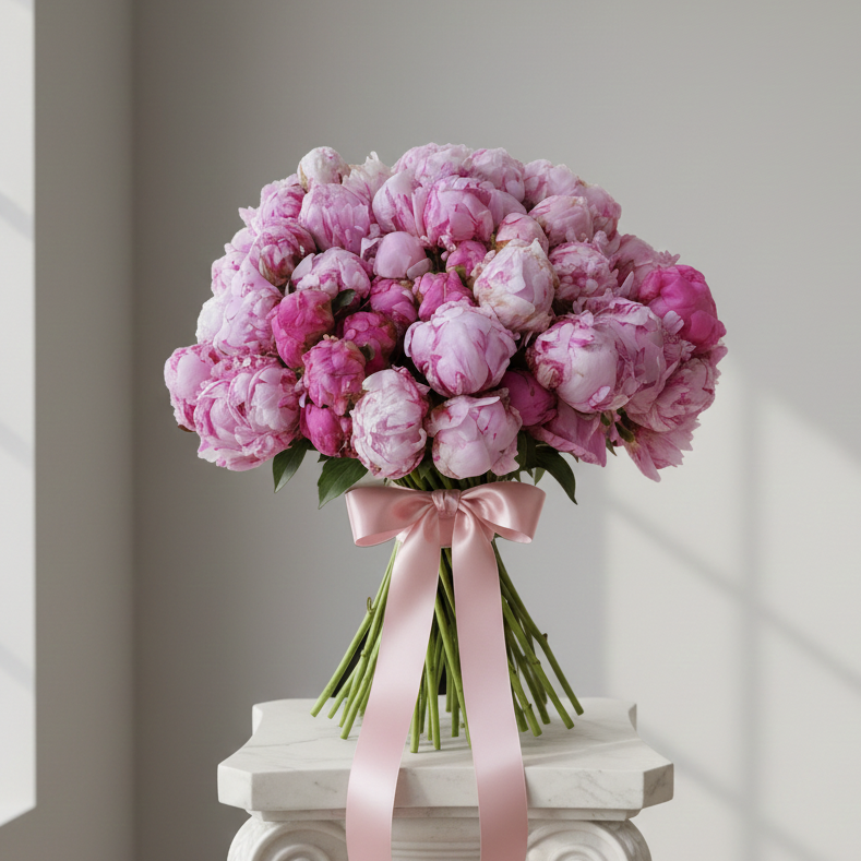 RAMO DE PEONIAS (30 Uds-50 Uds)